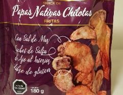 Snack de Papas Nativas Chiloé Gourmet es una deliciosa combinación de las mejores papas nativas de la isla de Chiloé, cultivada por los campesinos bajo protocolo de producción agroecológica, dando como resultado un snack mucho mas crujiente, saludable y lleno del buen sabor que caracteriza la mesa de Chiloé.